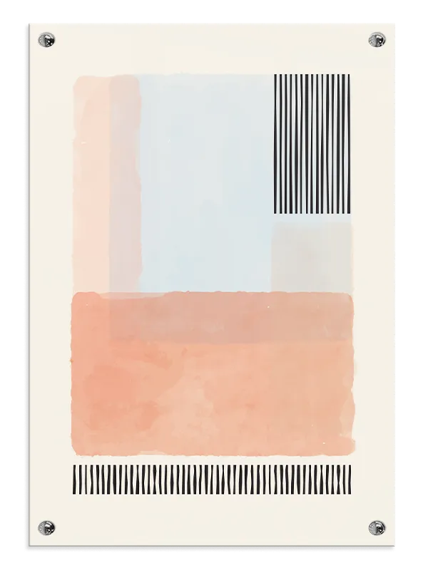 Blush Harmony Layers Plakat