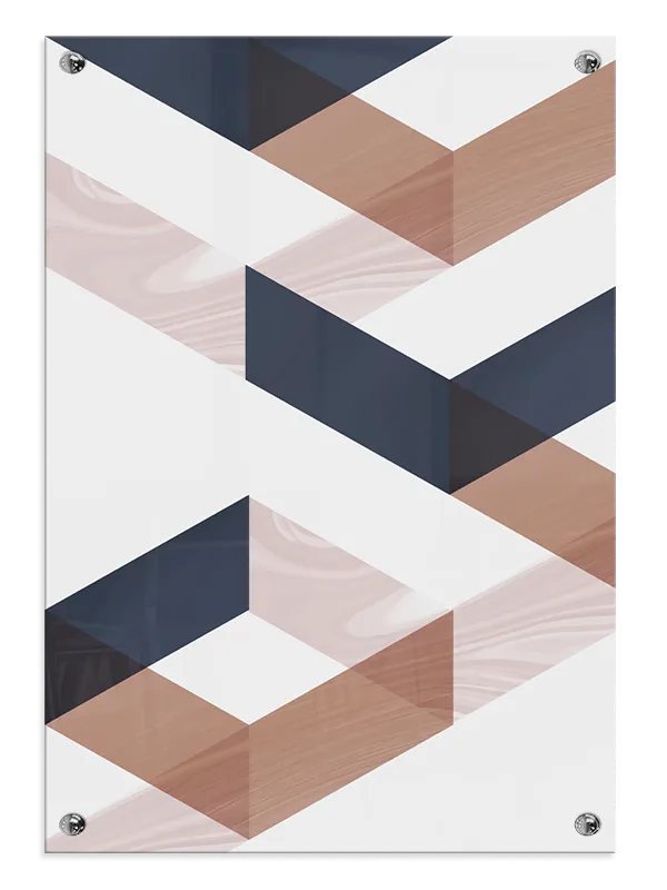 Layered Prism Path Plakat