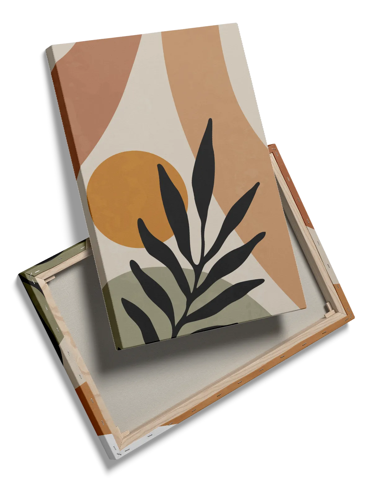 Shadow Leaf Silhouette Plakat