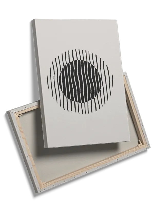 Warped Circle Veins Plakat