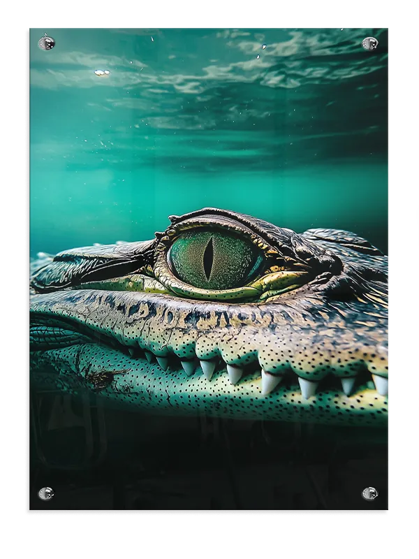 Crocodile Eye Plakat