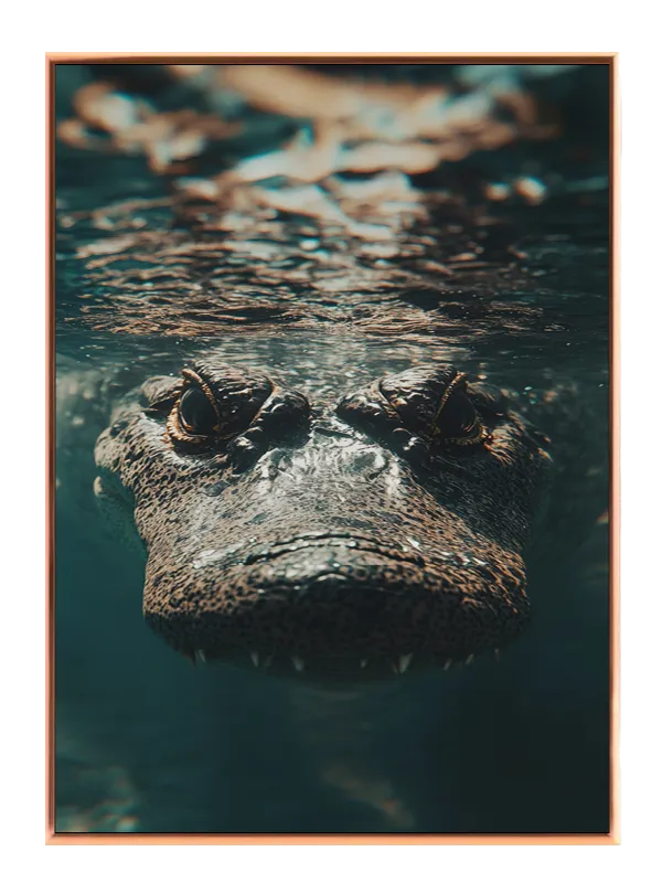 Crocodile Face Plakat