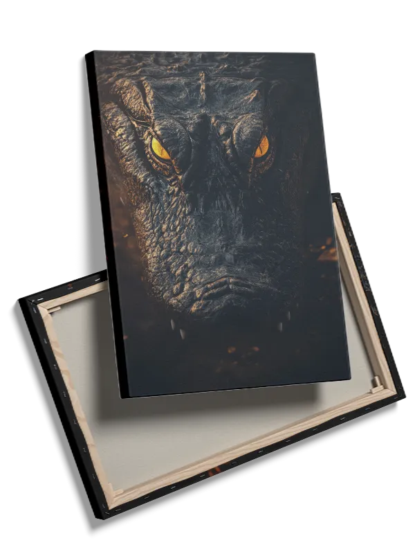Kat Alligator Closeup Plakat