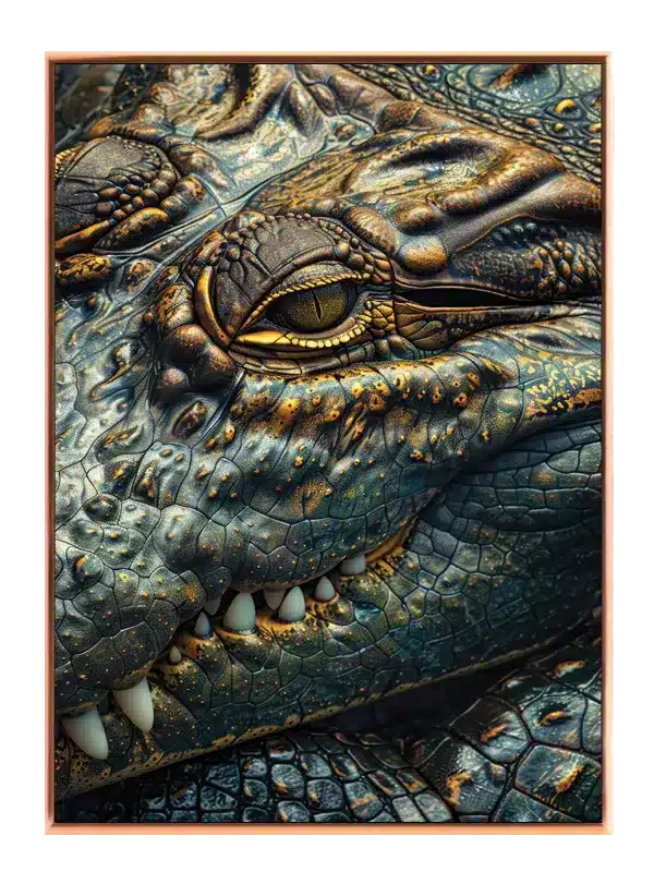Crocodile Closeup Plakat