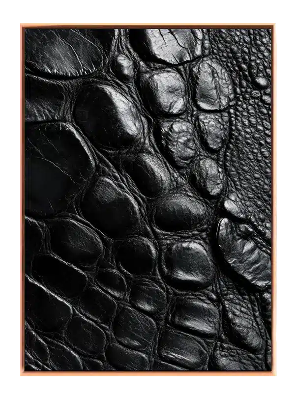 Crocodile Skin Texture Plakat