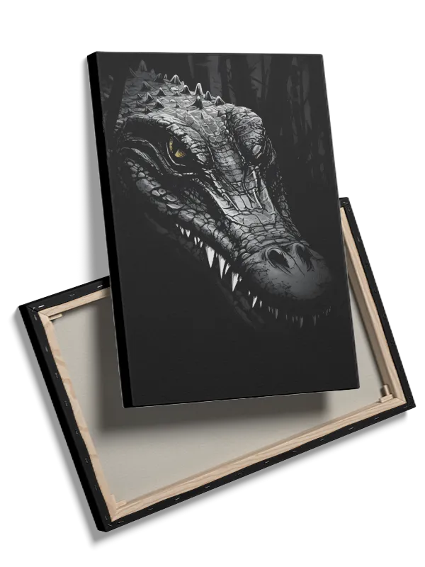 Crocodile Close Up Plakat