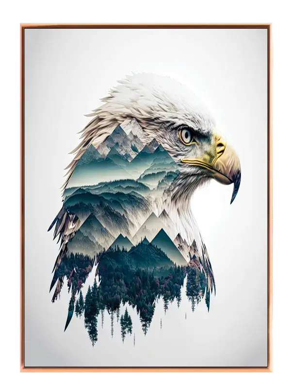 Bald Eagle Landscape Plakat