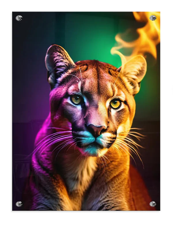 Ko Puma Portrait Plakat