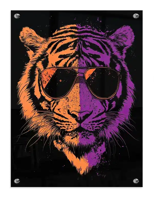 Tiger Sunglasses Plakat