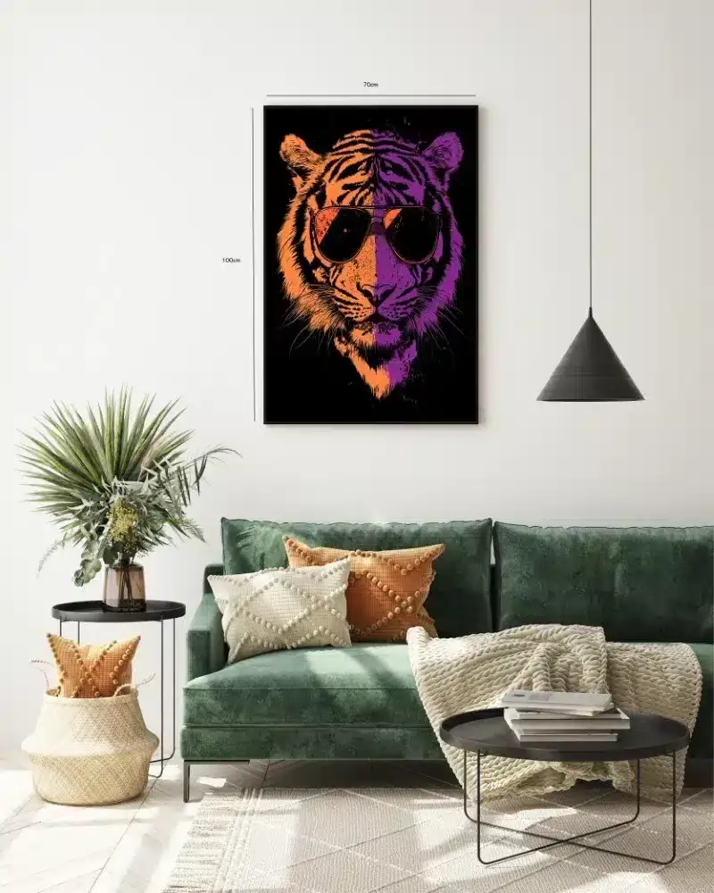 Tiger Sunglasses Plakat