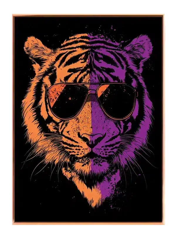 Tiger Sunglasses Plakat
