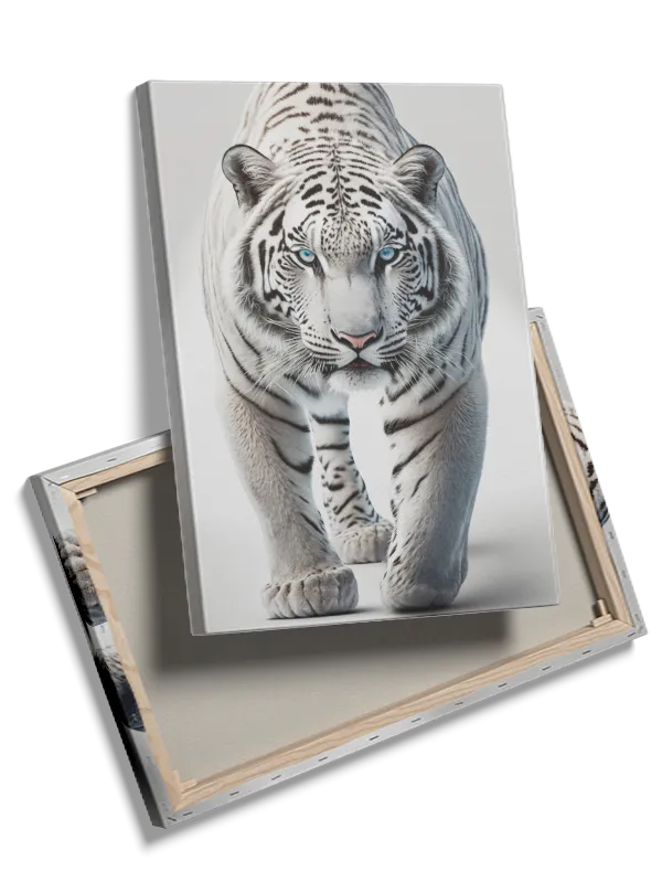 White Tiger Close Up Plakat