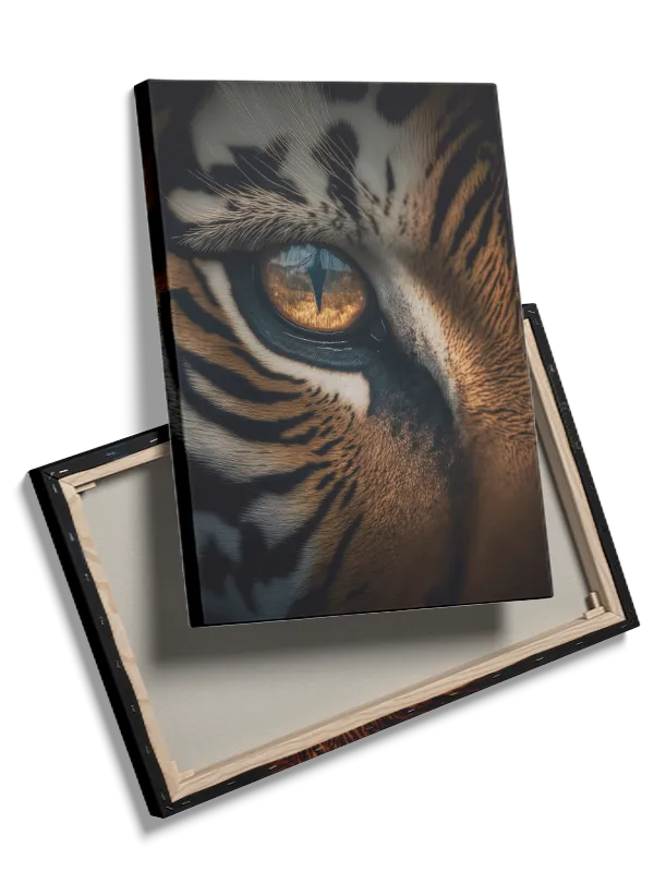 Tiger Eye Closeup Plakat