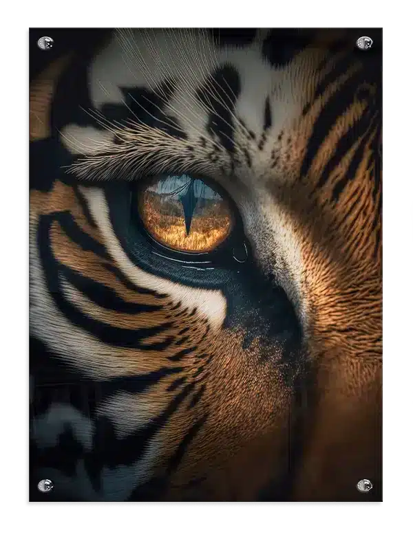 Tiger Eye Closeup Plakat