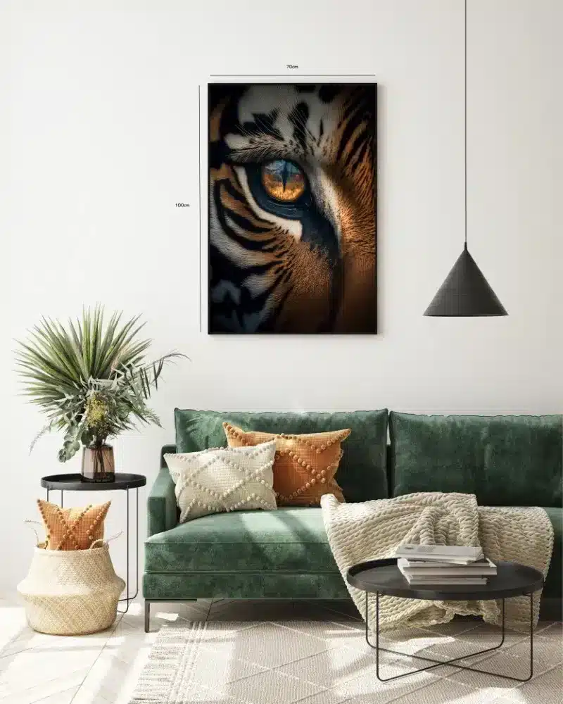 Tiger Eye Closeup Plakat