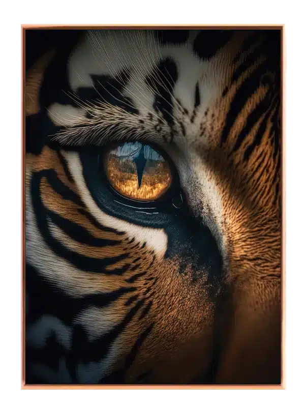 Tiger Eye Closeup Plakat