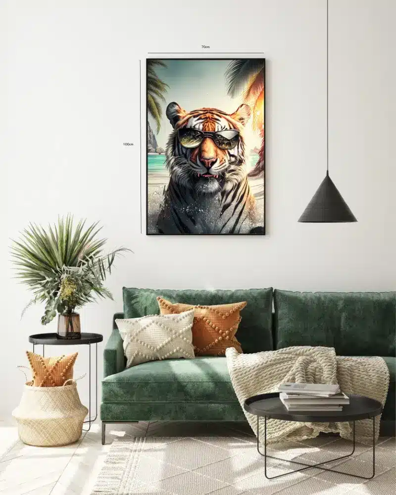 Tiger With Sunglasses Plakat