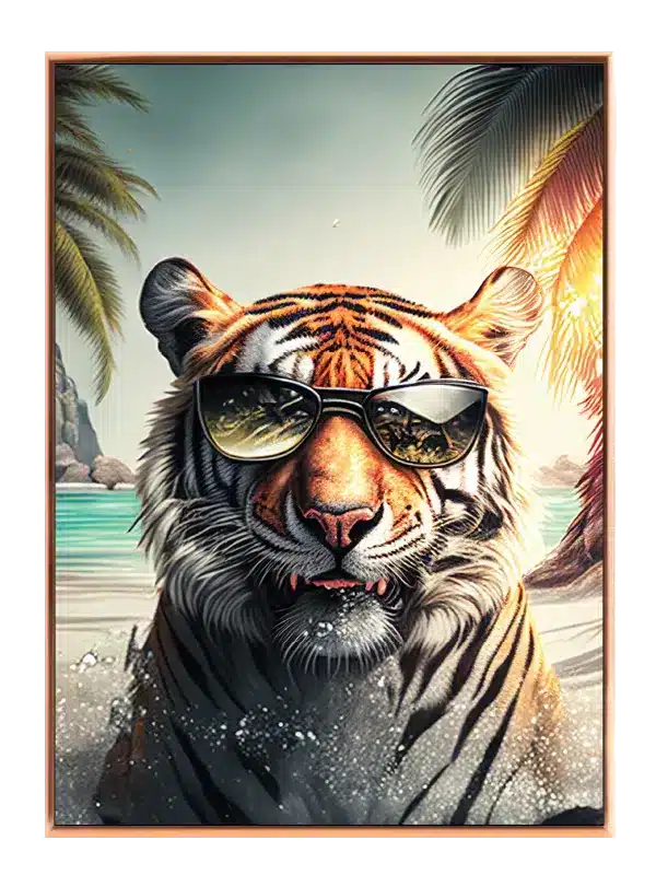 Tiger With Sunglasses Plakat