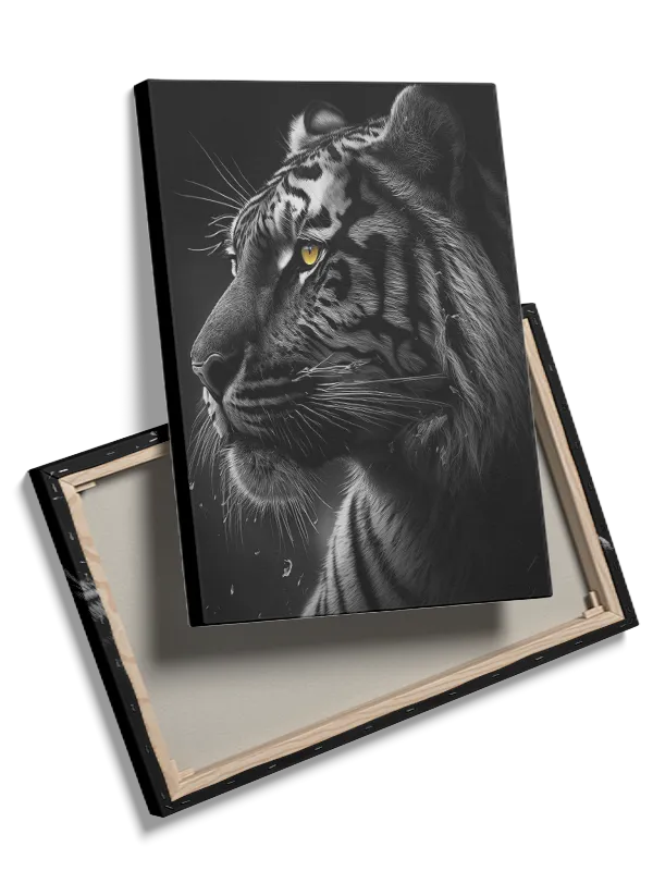 Tiger Profile Close Up Plakat