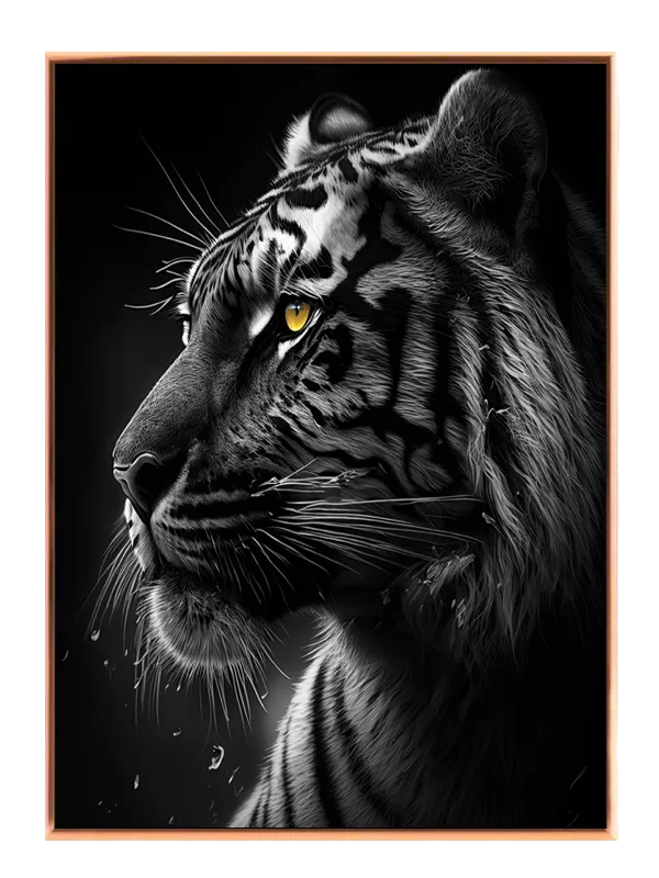 Tiger Profile Close Up Plakat