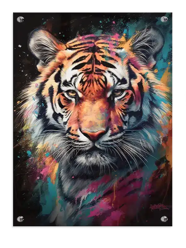 Tiger Color Splash Plakat