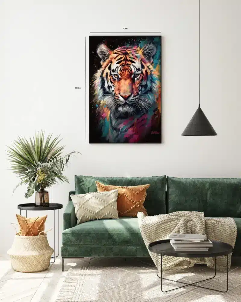 Tiger Color Splash Plakat