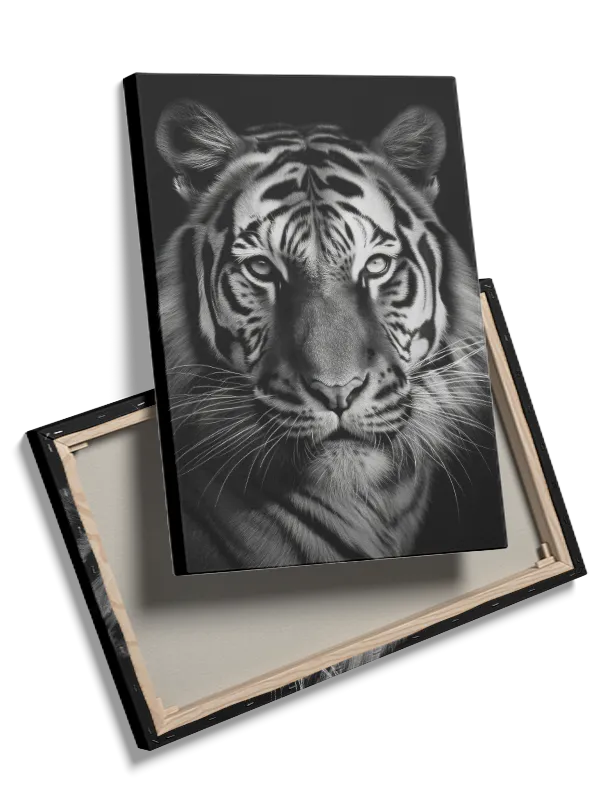 Tiger Black Background Plakat