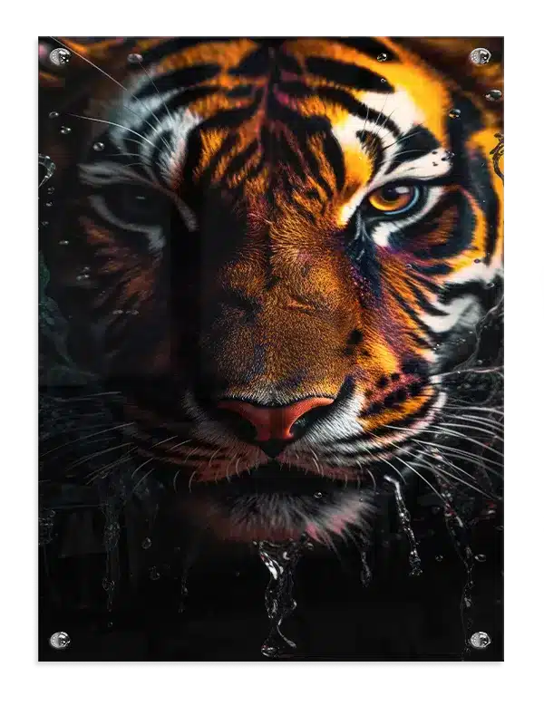Tiger Face Closeup Plakat