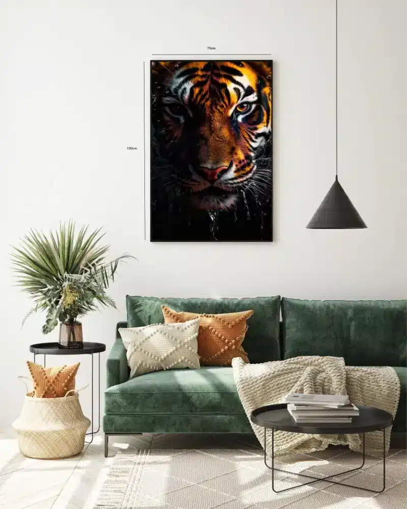Tiger Face Closeup Plakat