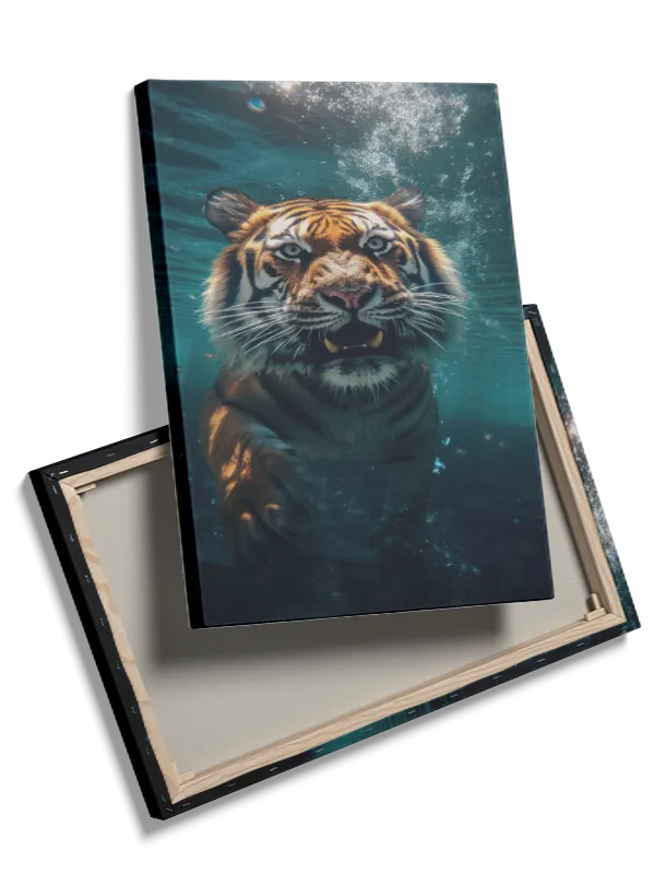 Swimming Tiger Plakat