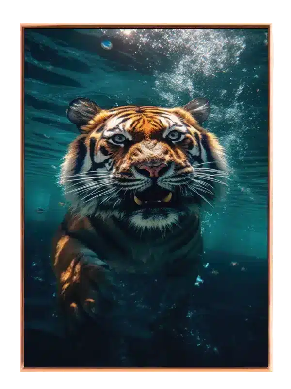 Swimming Tiger Plakat