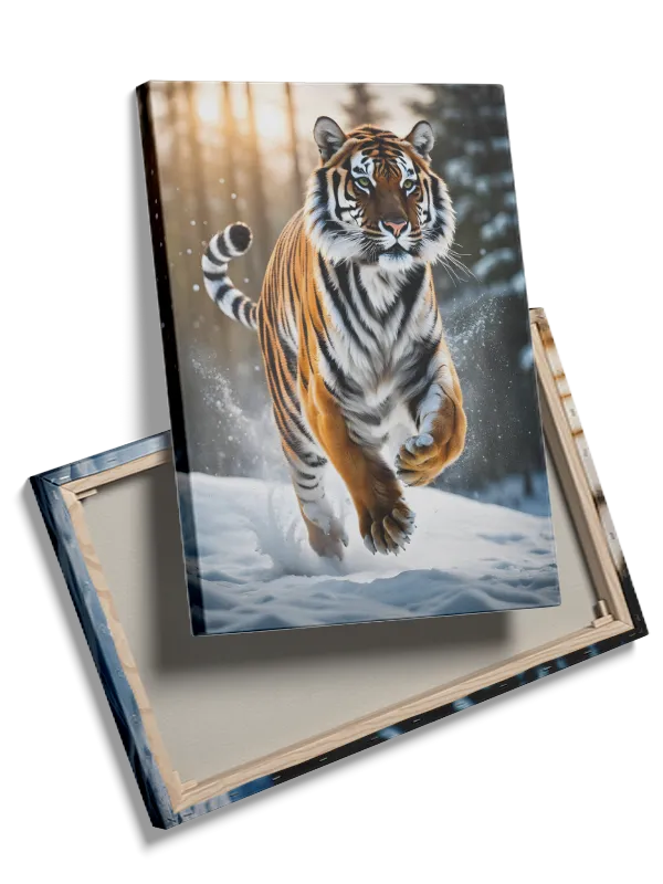 Tiger In Snow Plakat