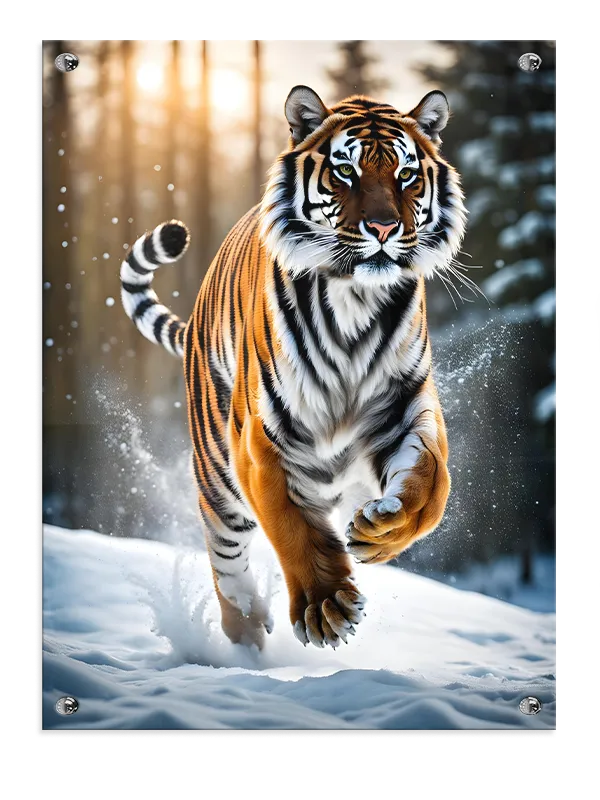 Tiger In Snow Plakat