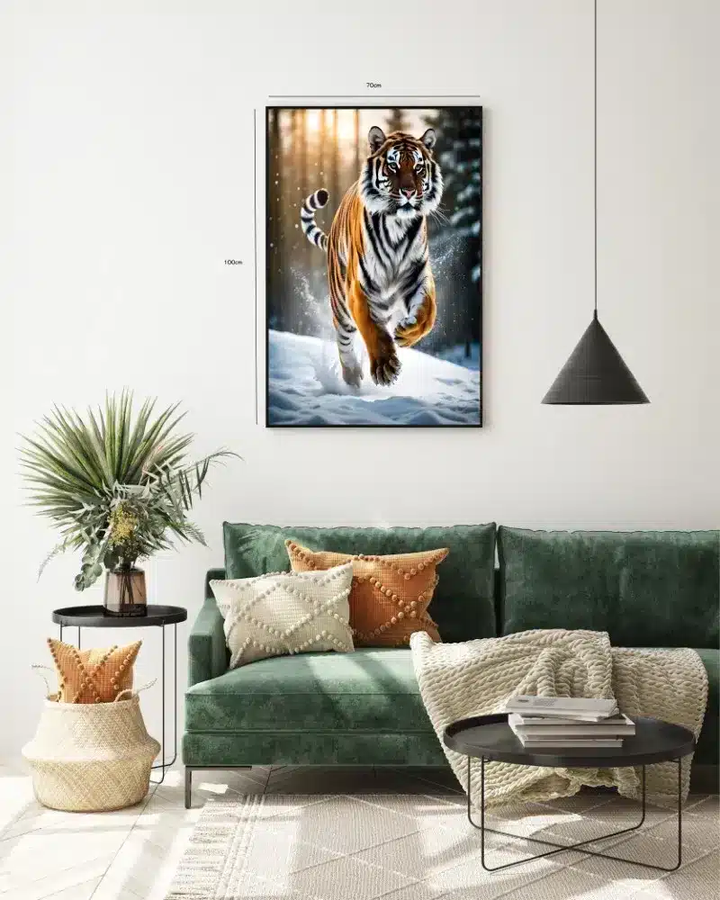 Tiger In Snow Plakat
