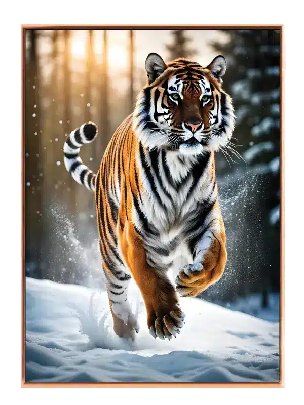 Tiger In Snow Plakat