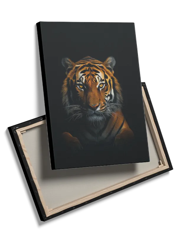 Tiger Dark Background Plakat