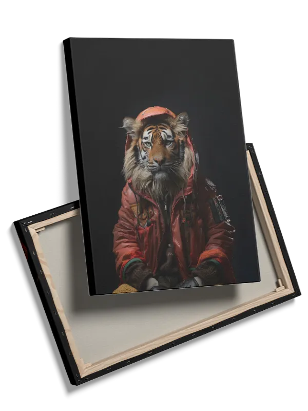 Tiger In Jacket Plakat