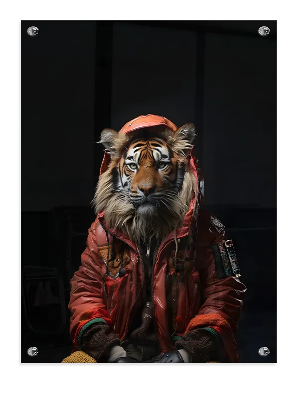 Tiger In Jacket Plakat