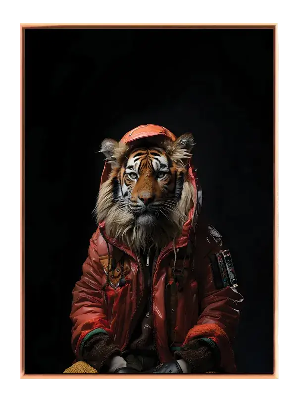 Tiger In Jacket Plakat