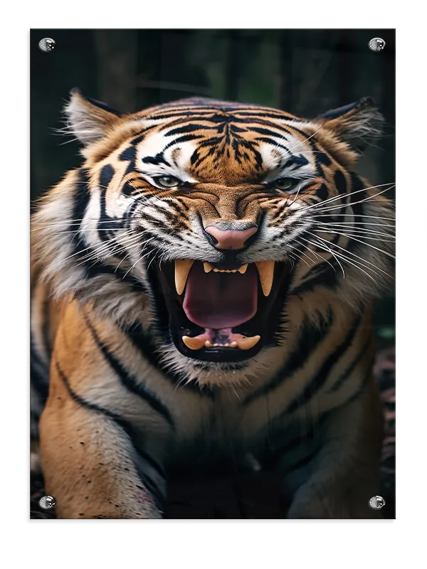Bengal Tiger Roaring Plakat