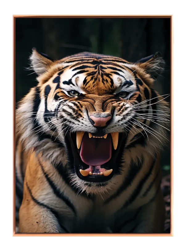 Bengal Tiger Roaring Plakat