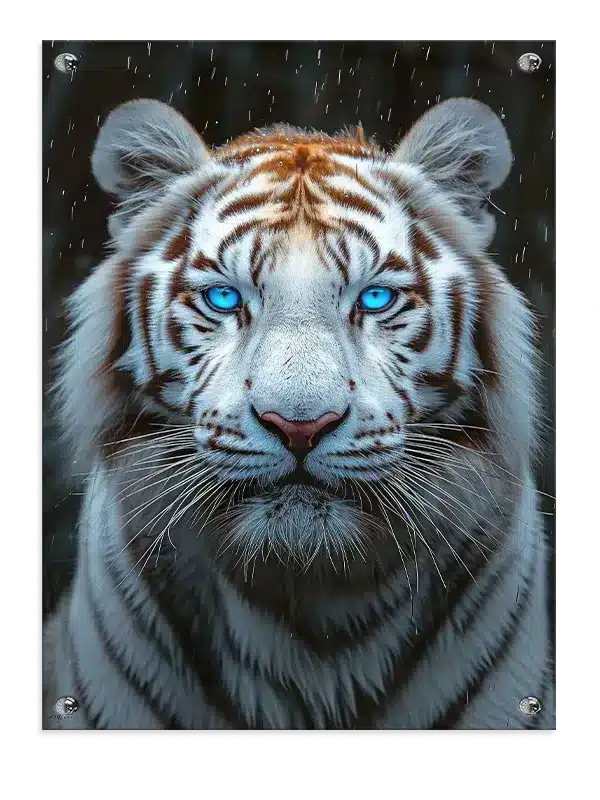 White Tiger Face Plakat