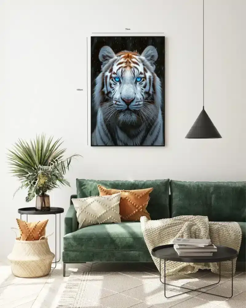White Tiger Face Plakat