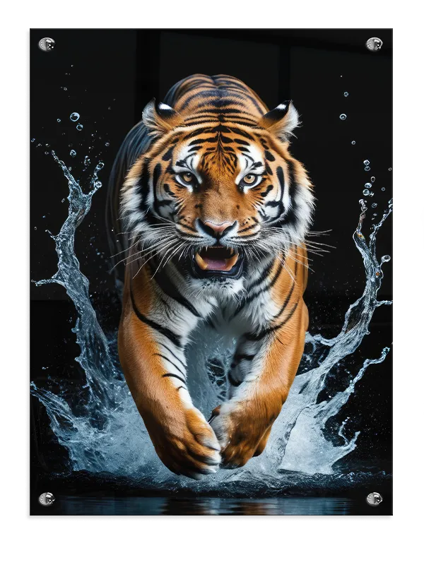 Tiger Running Plakat