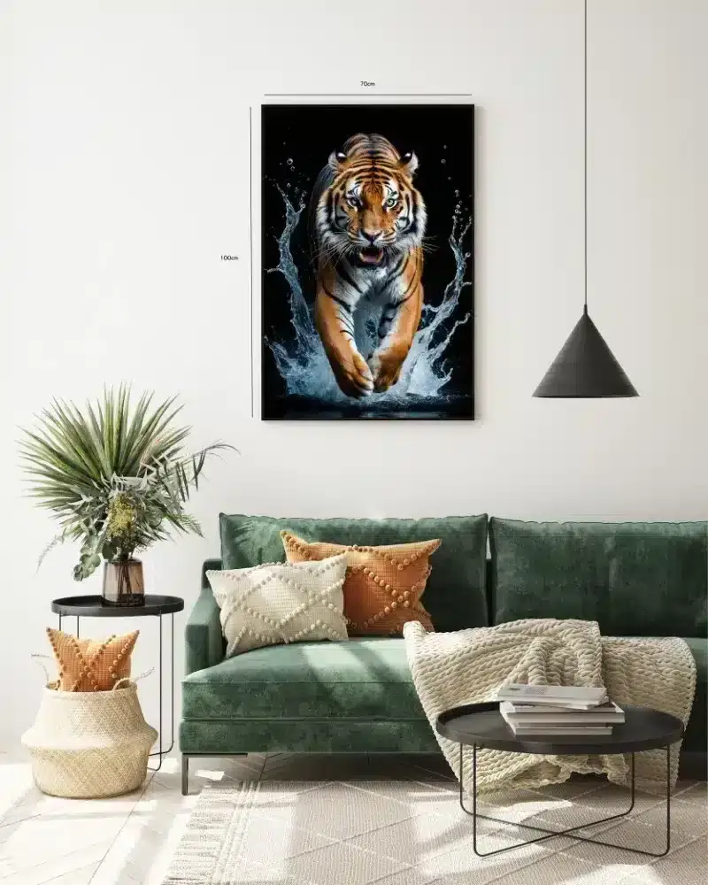 Tiger Running Plakat
