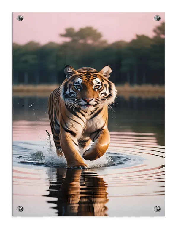 Tiger In Water Plakat