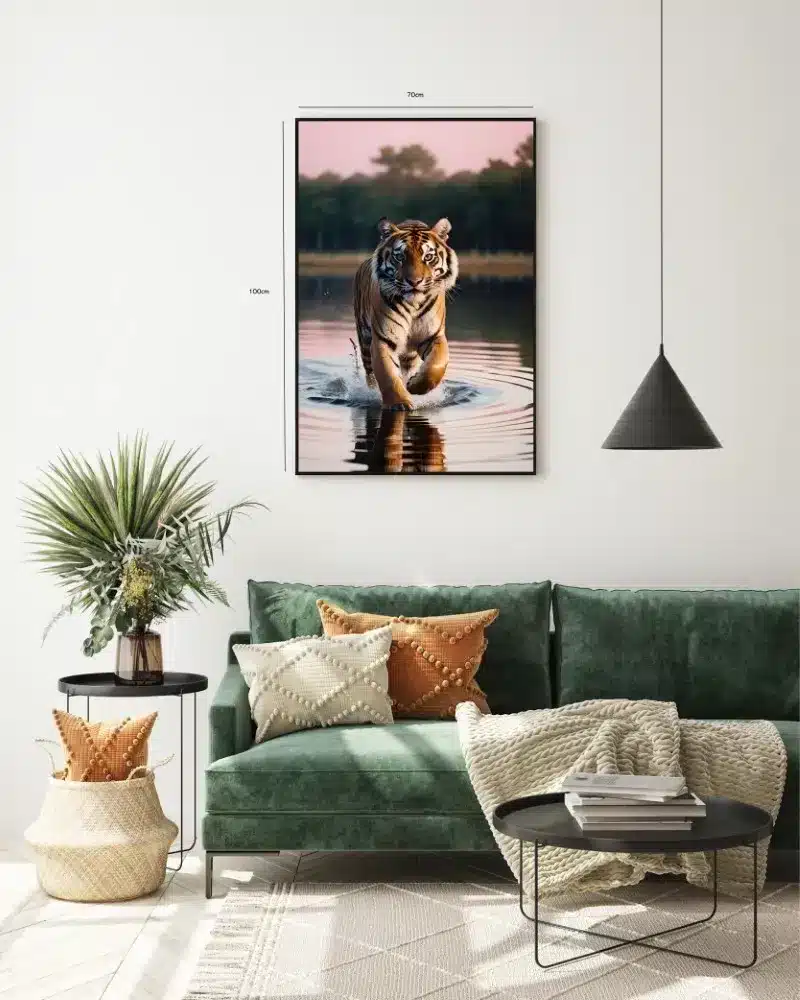 Tiger In Water Plakat