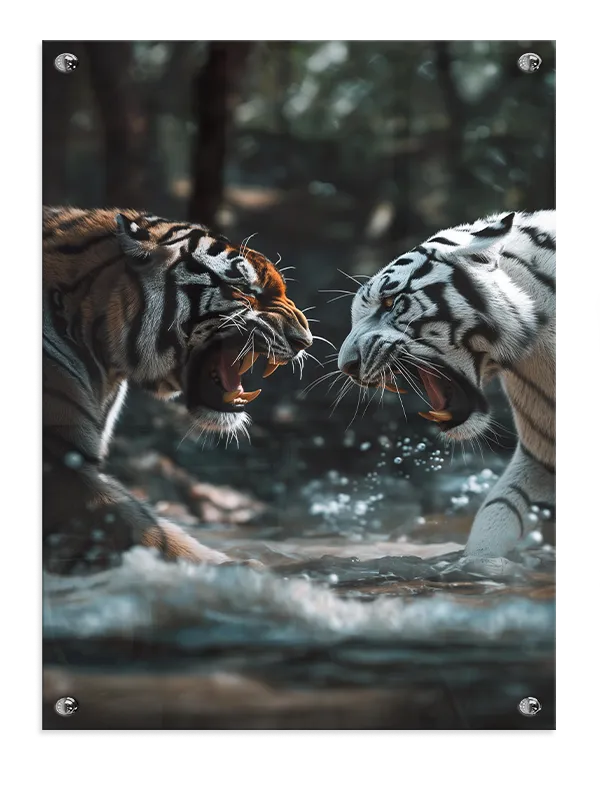Tiger Confrontation Plakat