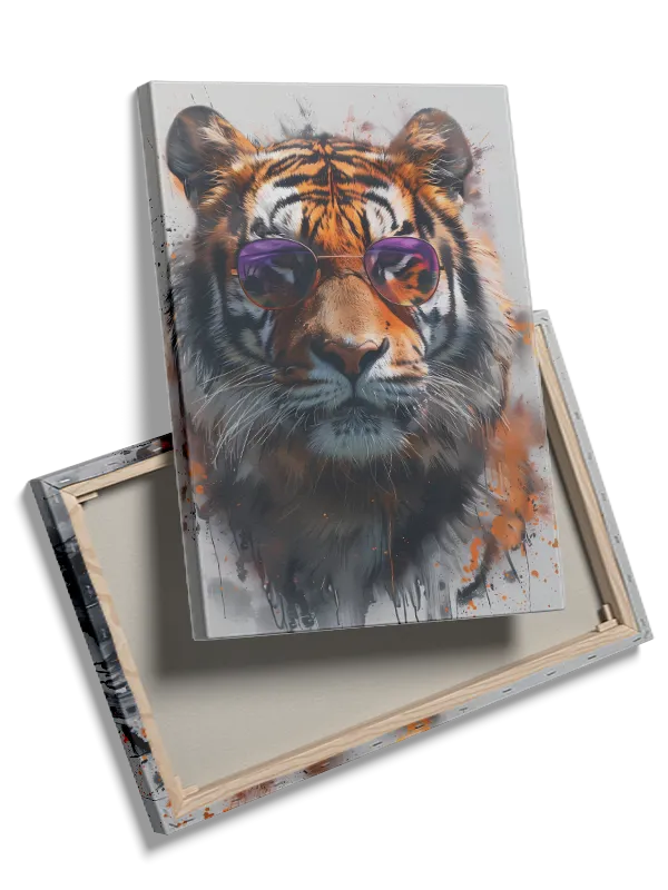 Tiger With Plakat