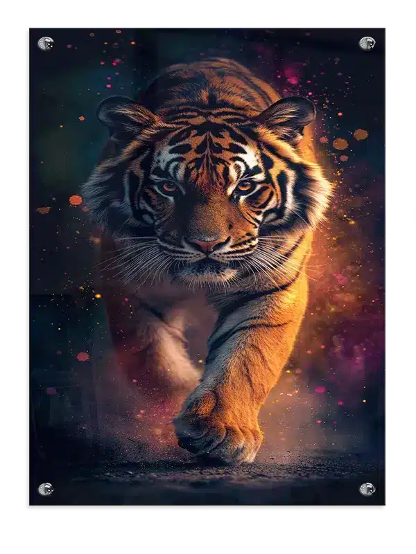 Tiger In Motion Plakat